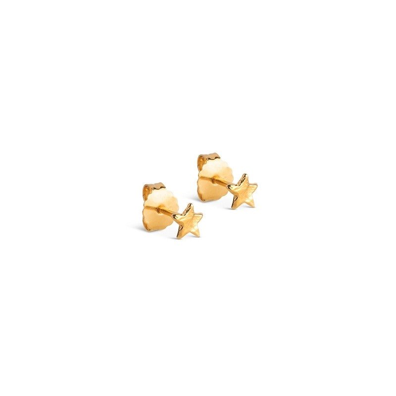 Star Energy ørestikker i forgyldt sølv fra Enamel Copenhagen, 5 mm